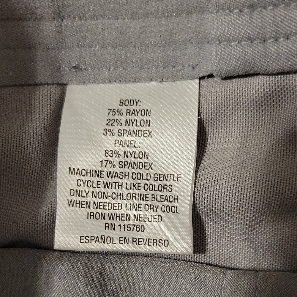 JM Collection Gray Women's Pants - Picture 2 of 3